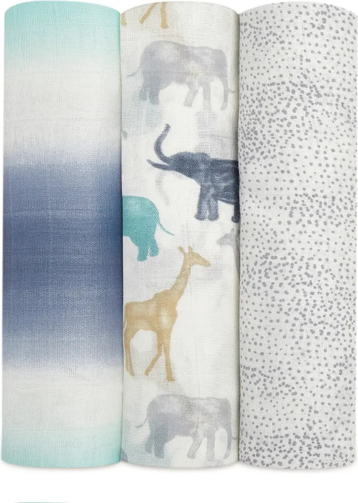 3-Pack Silky Soft Swaddling Cloths | Nordstrom