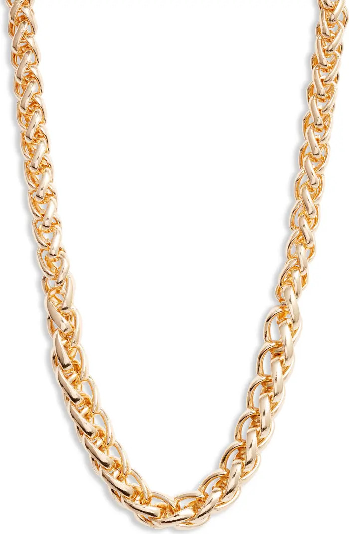Open Edit Graduated Wheat Chain Necklace | Nordstrom | Nordstrom