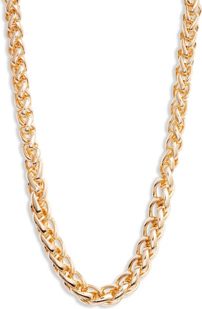 Open Edit Graduated Wheat Chain Necklace | Nordstrom | Nordstrom