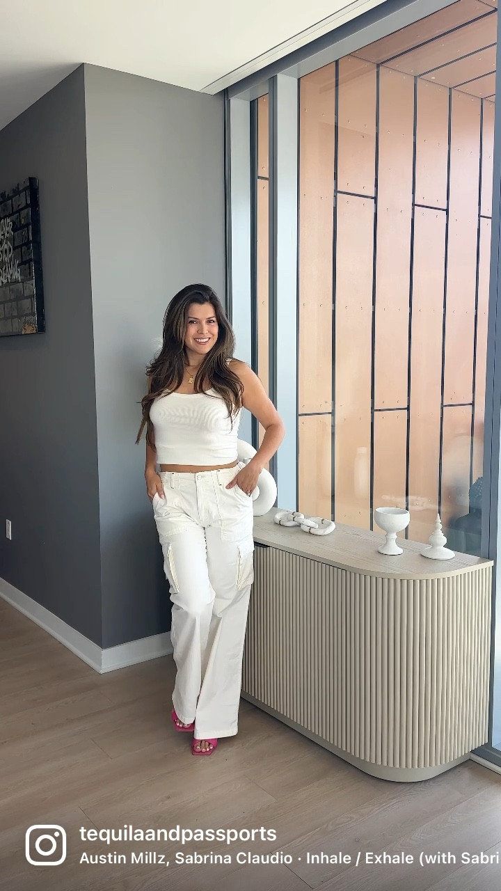 Cargo jeans 
Cargo skirt
White tank 

Use CLAUDIA15 for 15% off purchase 

#LTKstyletip #LTKSeasonal #LTKsalealert