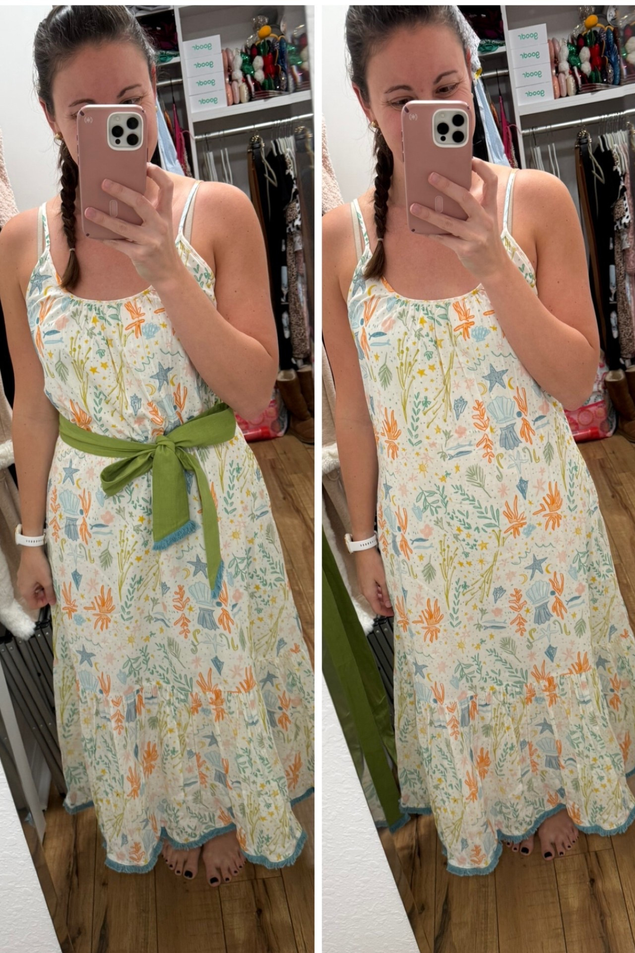 New dress from Beau & Ro! I love that the belt is unattached and can be worn either way! This dress is currently on sale!

#LTKSeasonal #LTKSaleAlert