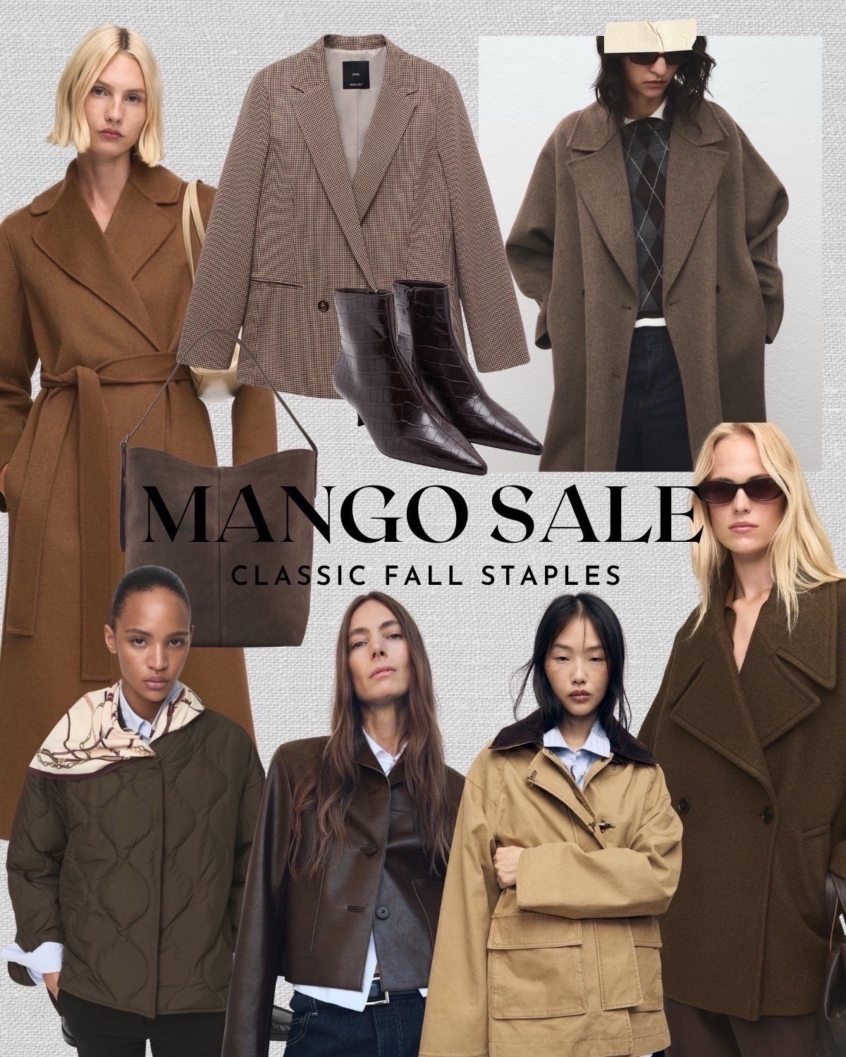30% off orders $210+ using the code MANGO30 — ends tomorrow, 10/15! 

Limited sizes left 

Fall staples / fall style / coats / jackets 




#LTKSeasonal #LTKSaleAlert