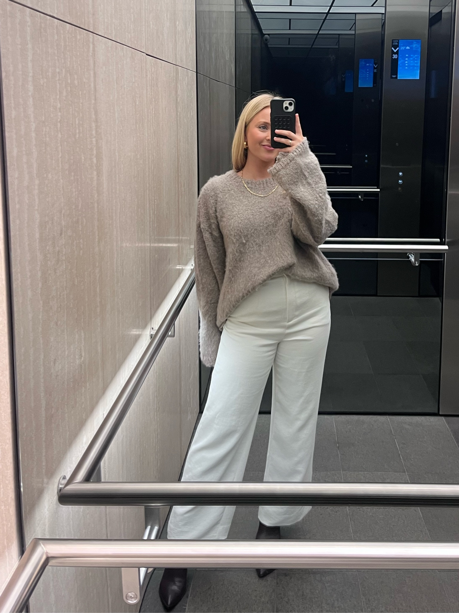 Todays cosy winter fit! Jumper is size 8 from Atmos&Here and pants are kookai but similar linked below xx 

#LTKworkwear #LTKaustralia #LTKwinter