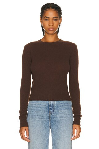 Eterne Francis Sweater in Chocolate | FWRD 