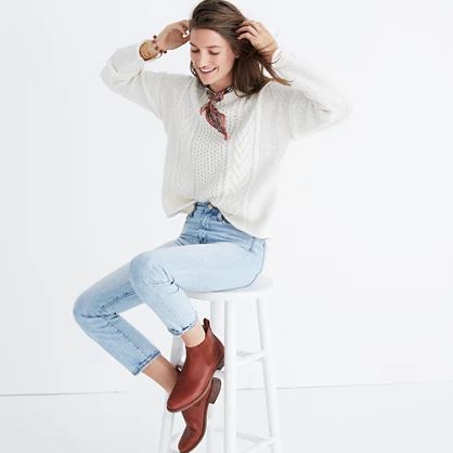 Cableknit Pullover Sweater | Madewell