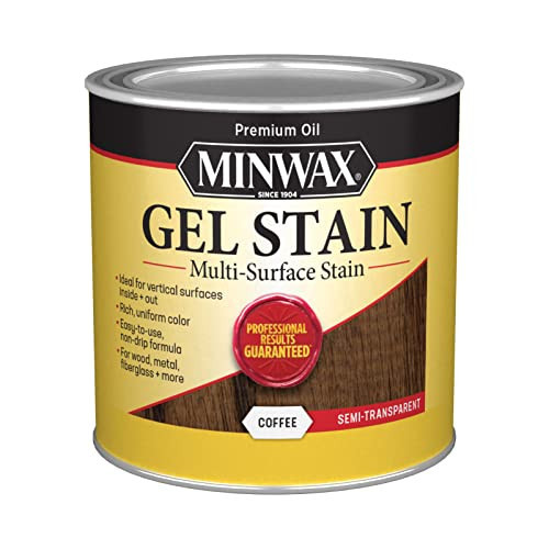 Minwax Gel Stain for Interior Wood Surfaces, ½ Pint, Coffee | Amazon (US)