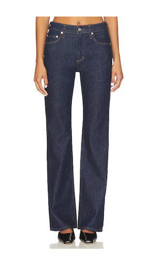 Genova Low Rise Boot Jeans in Helia | Revolve Clothing (Global)