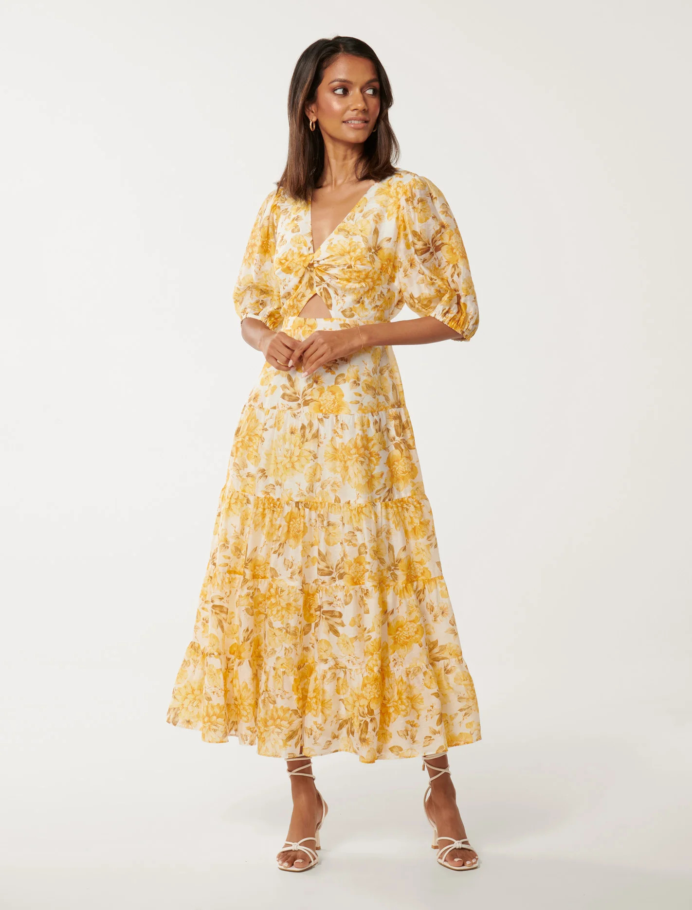 Irina Petite Twist Midi Dress | Forever New (UK & IE)