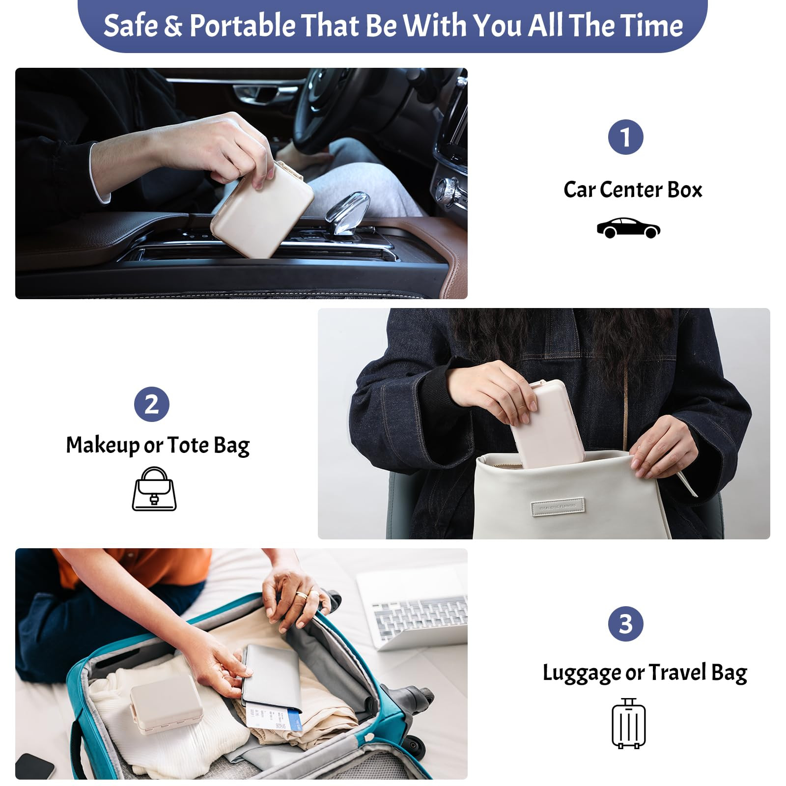 NEW Foldable & Double Protection Portable Weekly Pill Organizer 2 Times A Day with Etched Labels,... | Amazon (US)