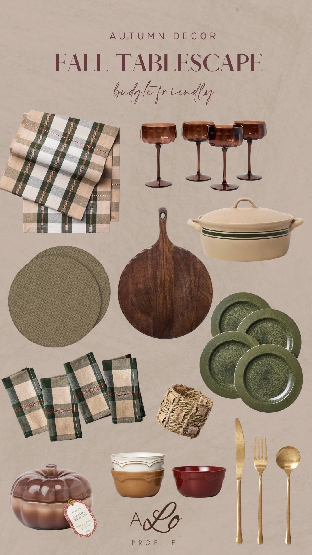 Target Fall Home Decor: Fall Tablescape // home decor, target finds, target home decor, target fall decor, fall kitchen decor, fall living room decor, fall decor on a budget, thanksgiving decor, neutral fall decor, pumpkin decor