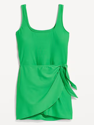 Side-Tie Swim Dress | Old Navy (US)