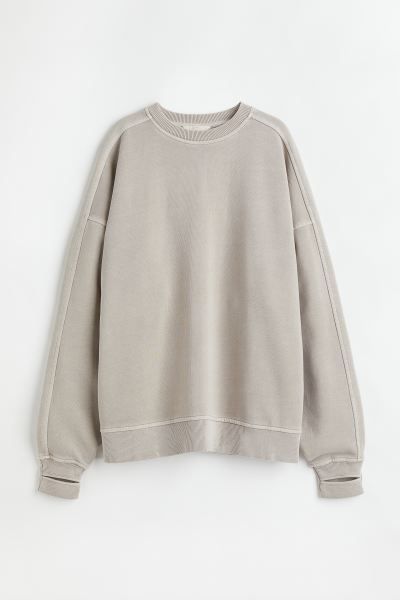 Sweatshirt with Thumbholes | H&M (US + CA)