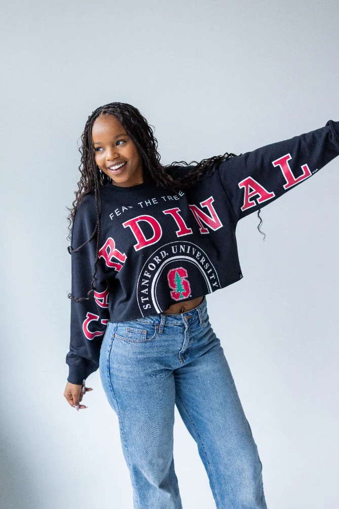 Stanford Phipps Split Cropped Longsleeve | Gameday Social