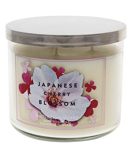 Bath & Body Works Candles Candle - Japanese Cherry Blossom Scented Candle | Zulily