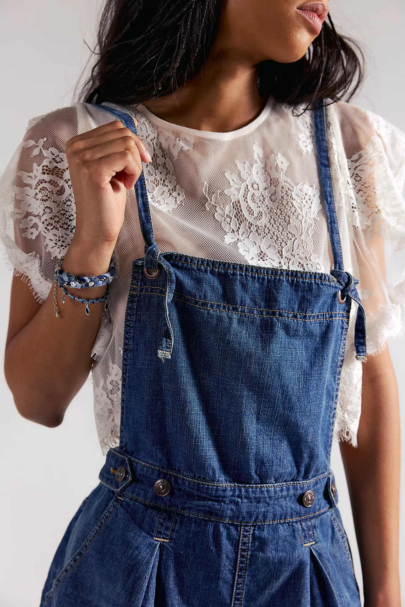 We The Free Axel Denim Shortalls | Free People (Global - UK&FR Excluded)
