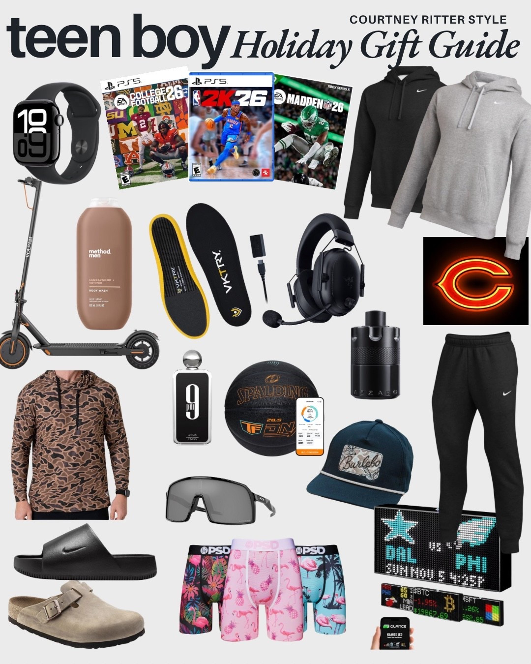 Teen or Pre Teen Boy Christmas Gift Guides 
#christmasgiftguide #boychristmasgifts #teengifts #teenboy #giftguide #boychristmasgift

#LTKGiftGuide #LTKSaleAlert #LTKStyleTip