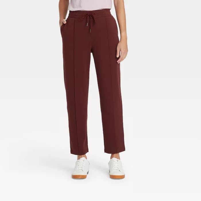 Women's High-Rise Knit Drawstring Ankle Pull-On Pants - A New Day™ | Target