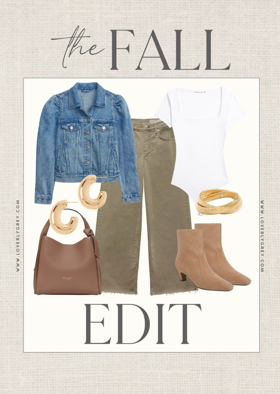 This denim jacket has puff sleeves on it & it’s so cute on! I have it & love it! I would size up one for it! 

Loverly Grey, denim jacket, wide leg jeans, booties, white bodysuit, brown purse, fall purse, fall looks, fall outfits, fall finds 

#LTKStyleTip #LTKSeasonal