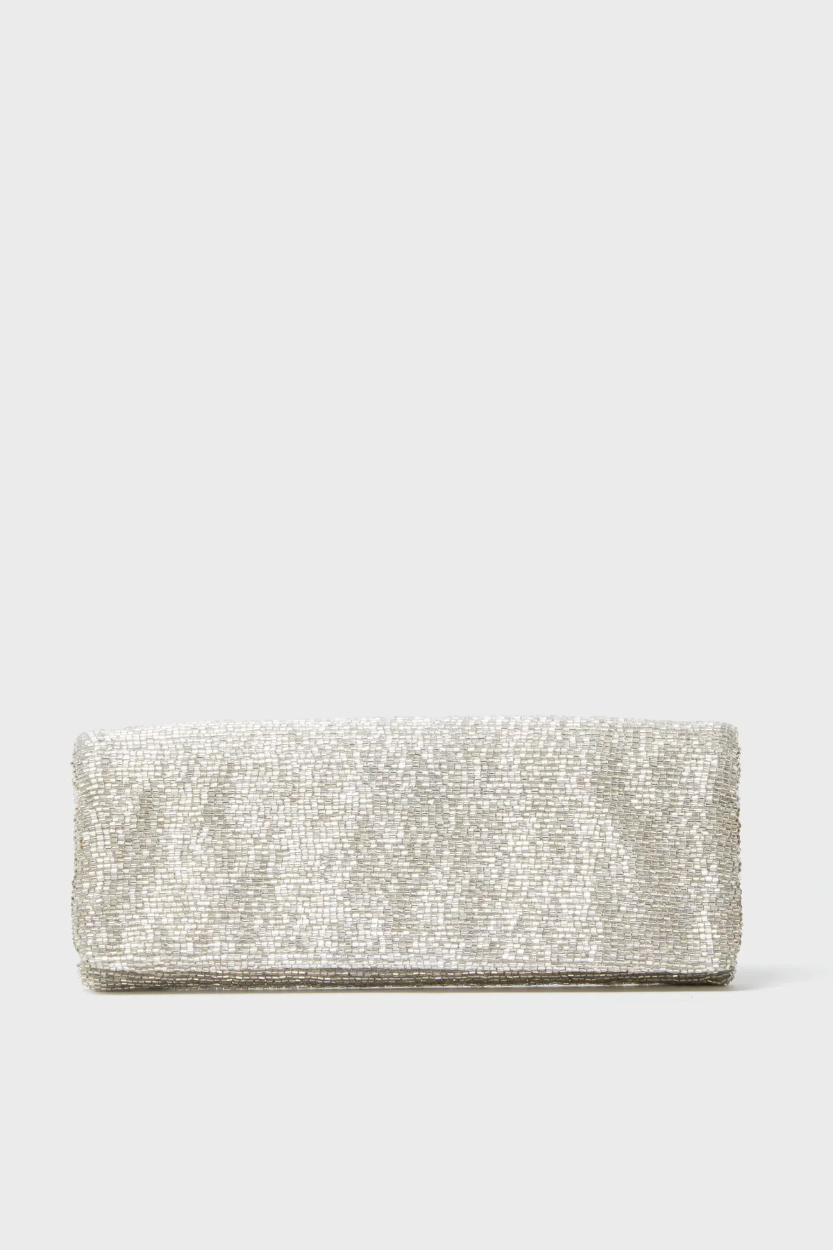Silver Beaded Clutch | Tuckernuck (US)