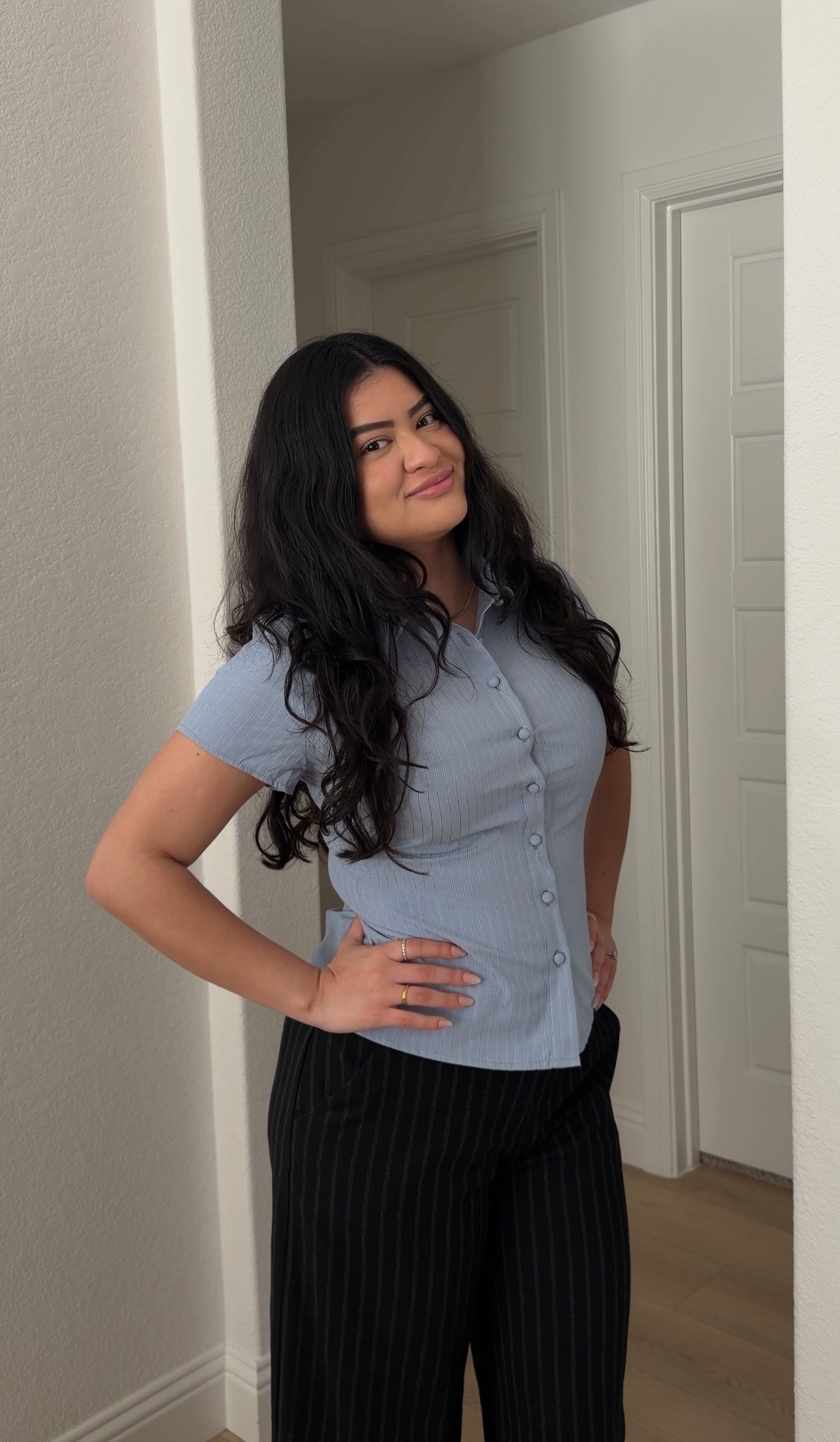 The cutest blue short sleeve top from Princess Polly 🤍 use code: JAZMINEWINTER for 20% off!

#princesspolly #tops #shortsleevetops #outfitinspo #winterfashion 

#LTKootd #LTKBeauty #LTKValentine