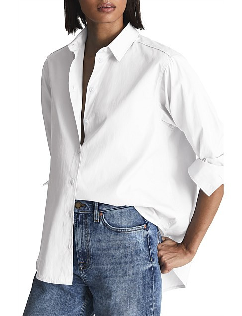Reiss Jenny-cotton Shirt | David Jones | David Jones (Australia & New Zealand)