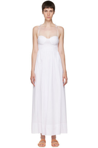 White Landry Maxi Dress | SSENSE