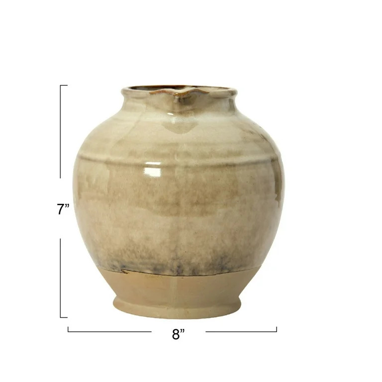 Creative Co-Op Stoneware Pitcher, Reactive Glaze | Walmart (US)