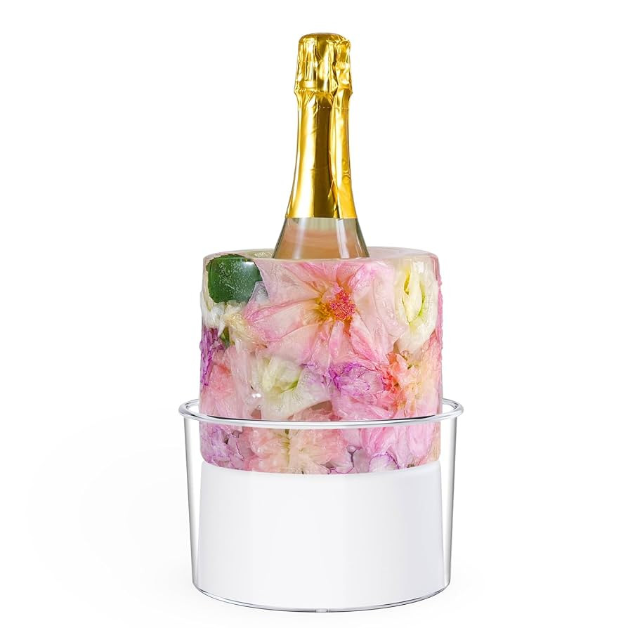 Ice Bucket Mold, DIY Acrylic Ice Mold Wine Bottle Chiller,DIY Ice Bucket Mold for Wine Champagne ... | Amazon (US)