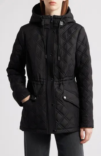 Michael Kors Diamond Quilted Hooded Jacket | Nordstrom | Nordstrom