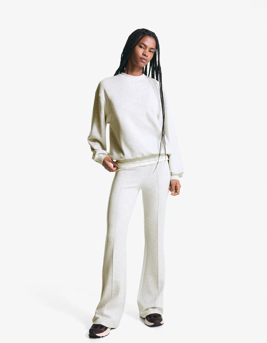 Oversize soft modal blend sweatshirt - Sweatshirts and hoodies - Women | Bershka GB