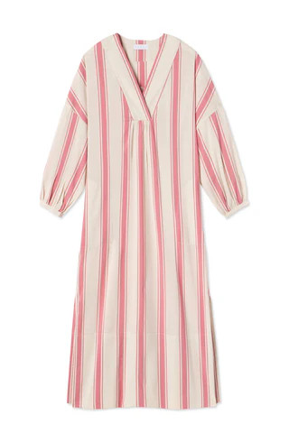 Pocket Caftan in Fig | LAKE Pajamas