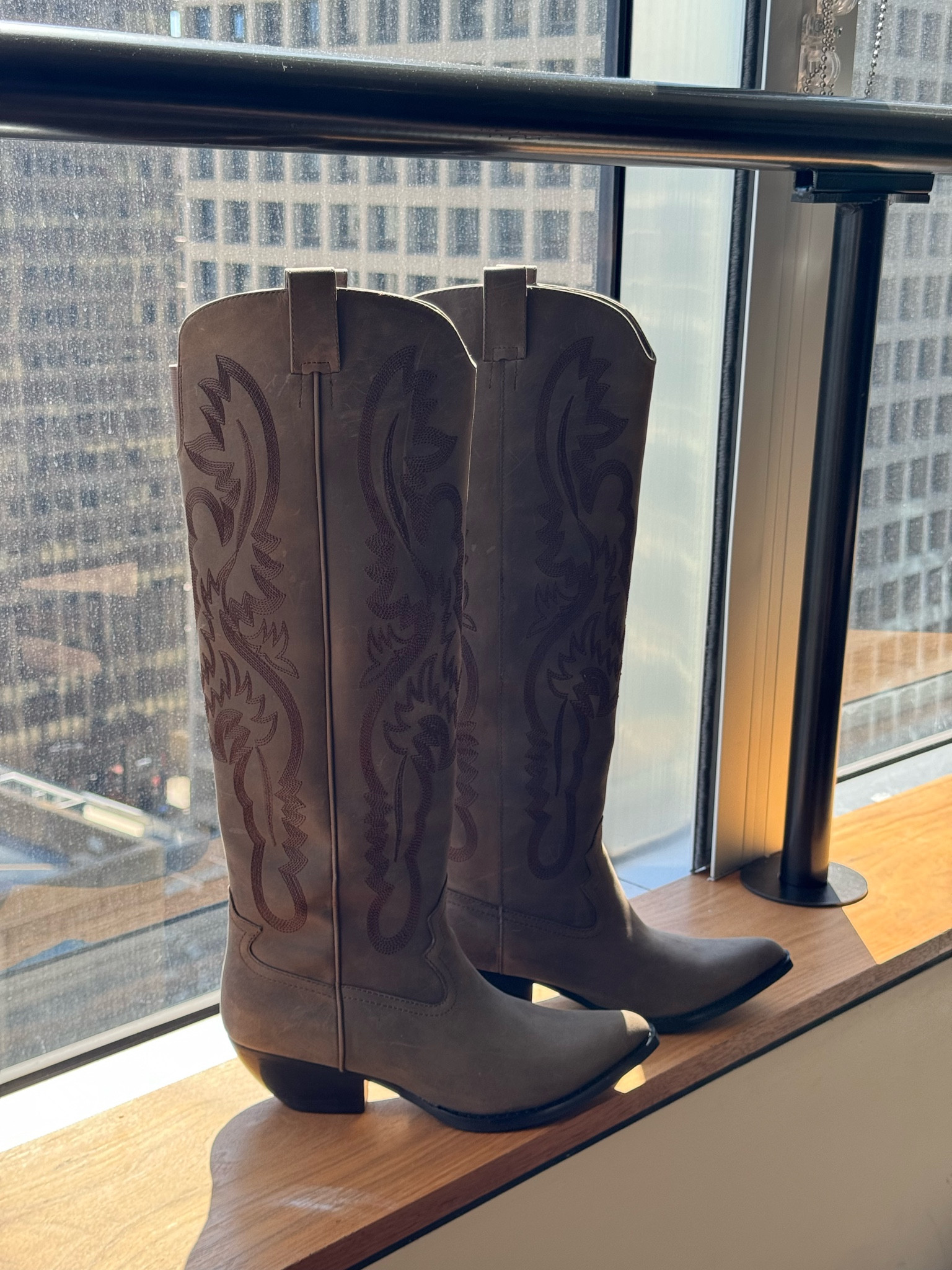 My cowboy boots from western night!  They are so cute and surprisingly comfortable!  

Free people, Jeffrey Campbell, country concert 