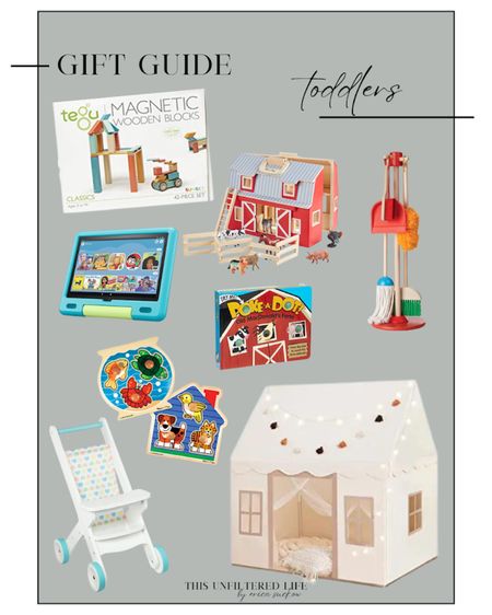 Gift Guide for toddlers, Melissa and Doug, Amazon fire￼ #GiftGuide #MelissaAndDoug 

#LTKSeasonal #LTKGiftGuide #LTKHoliday