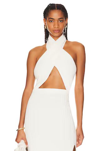 Camila Coelho Lyon Top in White from Revolve.com | Revolve Clothing (Global)