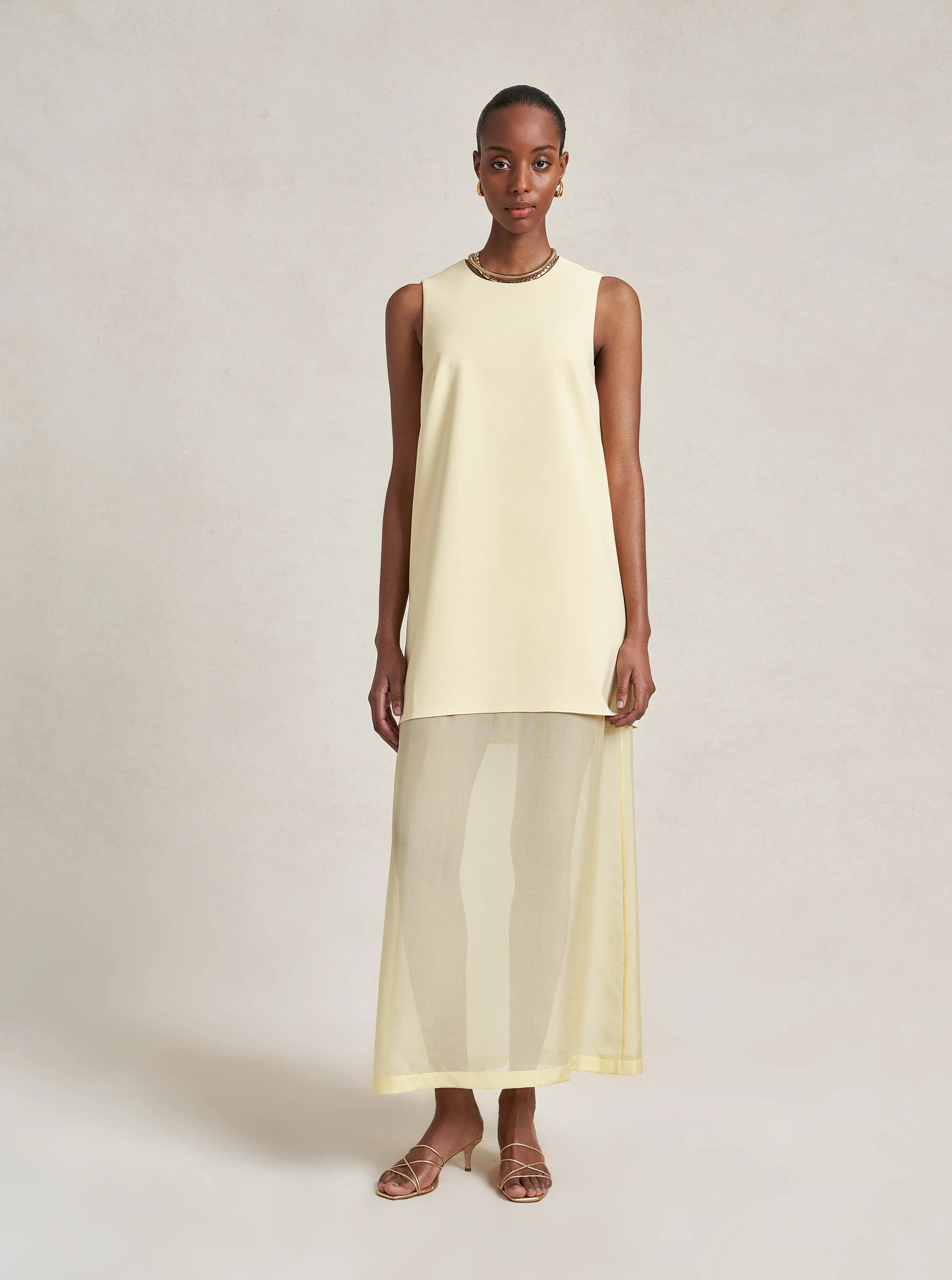 Sleeveless Anya Dress | La Ligne