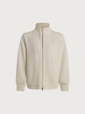 Arlene Zip Through Sweat | Varley US, Mushroom / XS | Varley US