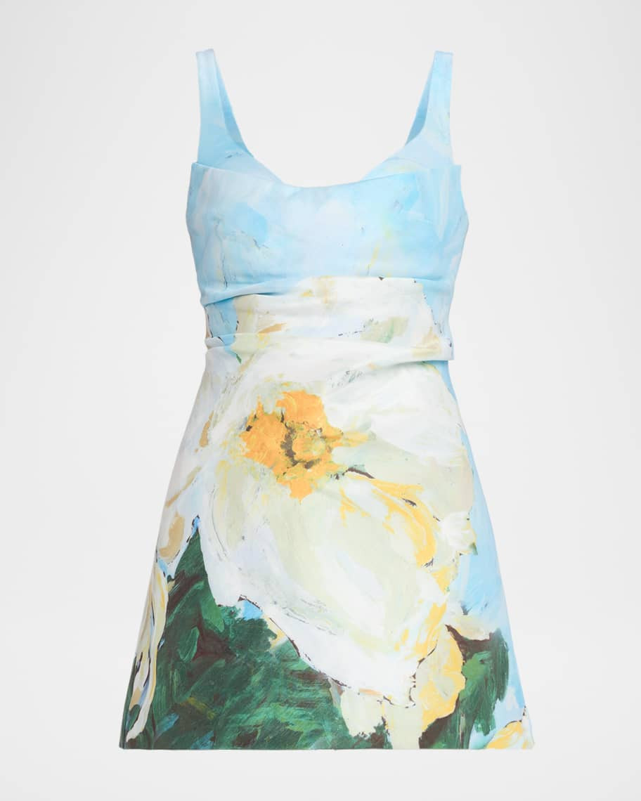 Acler Newcatton Floral Minidress | Neiman Marcus