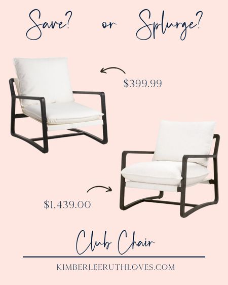 Will you save or splurge on these black & white club chairs?

#homeinspo #bestdupes #furniturefinds #patiorefresh #outdoorfurniture

#LTKhome #LTKFind