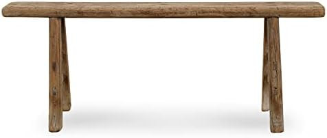Artissance Vintage Noodle, Weathered Natural Wood Finish (Size & Color Vary) Indoor Bench | Amazon (US)
