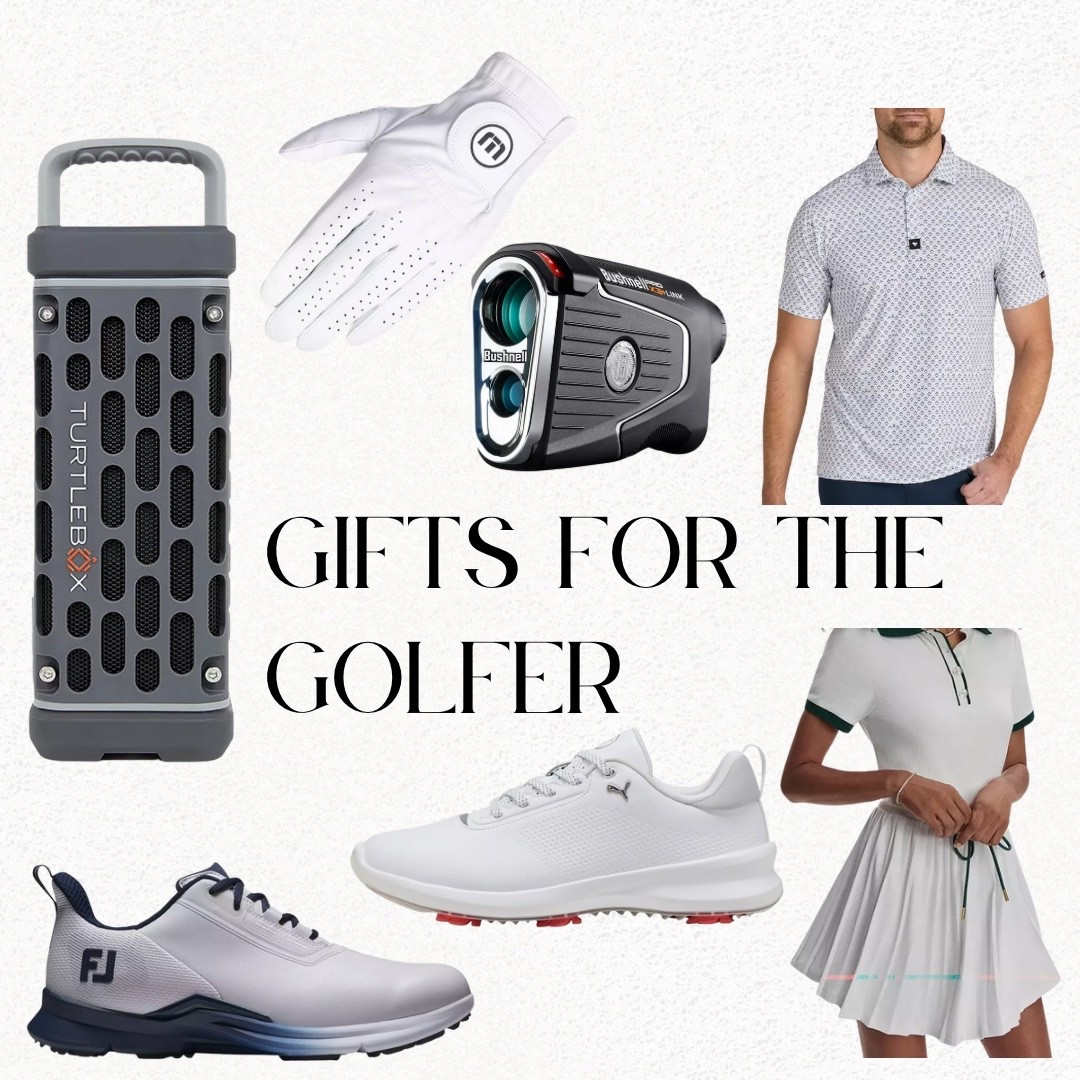 Fore the golfer 🎁⛳️ 

The ultimate gift guide for the one who’s always chasing the perfect swing! 🏌️‍♂️ 

From gloves that grip just right to sleek golf shoes, a range finder for precision, and a portable speaker for those tee-time tunes — these finds are a *hole in one*! 🎶💚  


Tap to shop the full gift lineup on my LTK and score major points with your favorite golfer!  

#GolfGiftGuide #HolidayGiftsForHim #LTKGiftGuide #LTKMens #GolfEssentials #GolferGifts #LTKHoliday #GolfLife #GolfGear #GolfSeason #GiftIdeas2025 #ShopLTK
