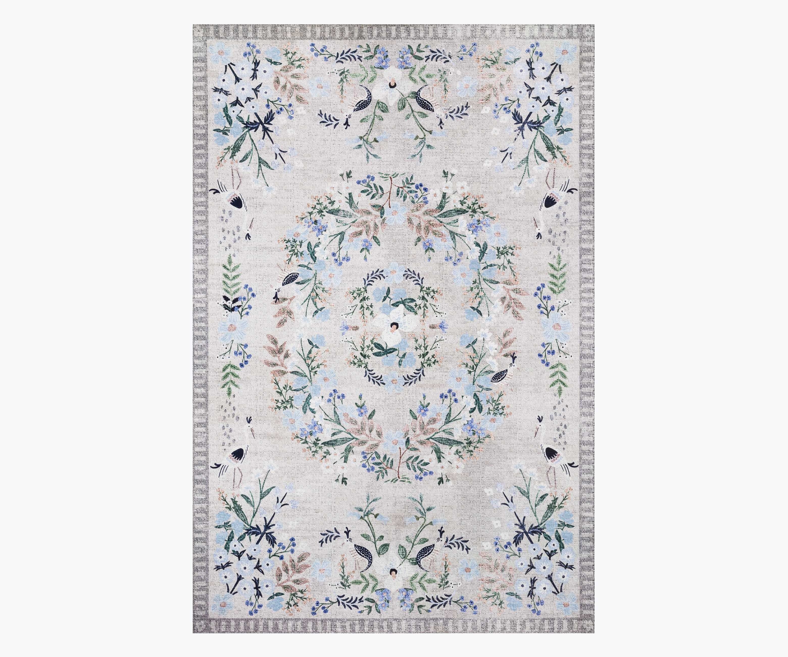 Luxembourg Stone Printed Rug | Rifle Paper Co.