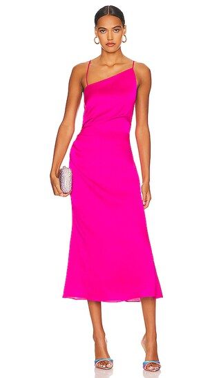 Electra Slip Dress in Fuchsia | Revolve Clothing (Global)