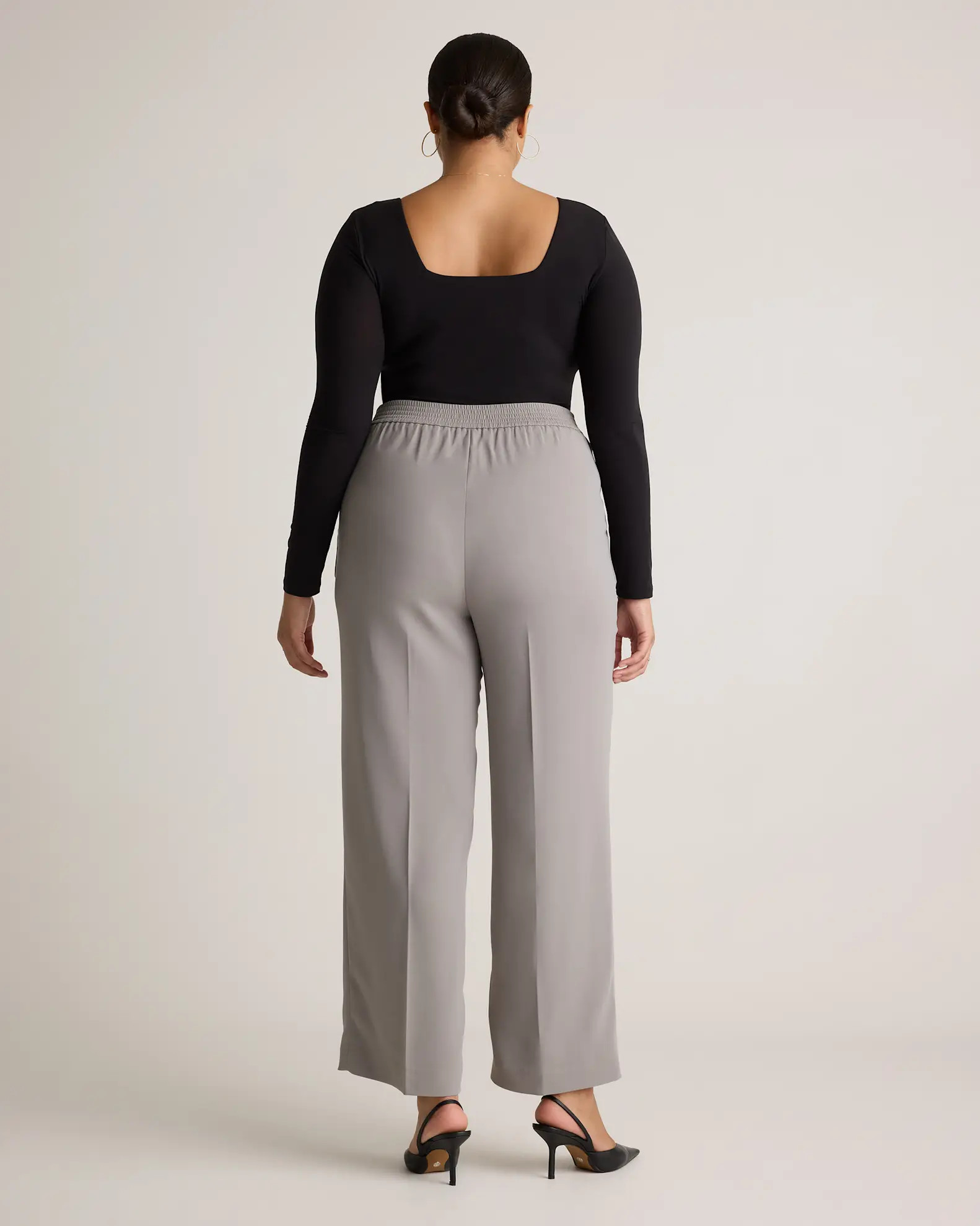 Stretch Crepe Classic Trouser Pants | Quince