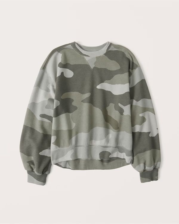 Boyfriend Crew Sweatshirt | Abercrombie & Fitch (US)