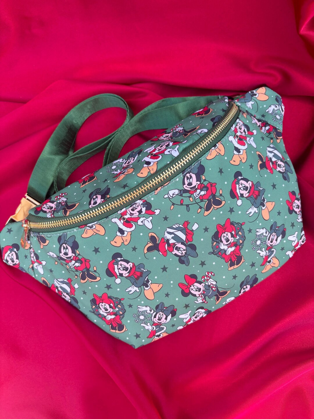 Christmas Mouse Large Fanny Pack Large Waist Bag Crossbody Bum Bag - Etsy | Etsy (US)