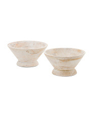 Set Of 2 Light Wash Wood Serving Bowls | Kitchen & Dining Room | Marshalls | Marshalls