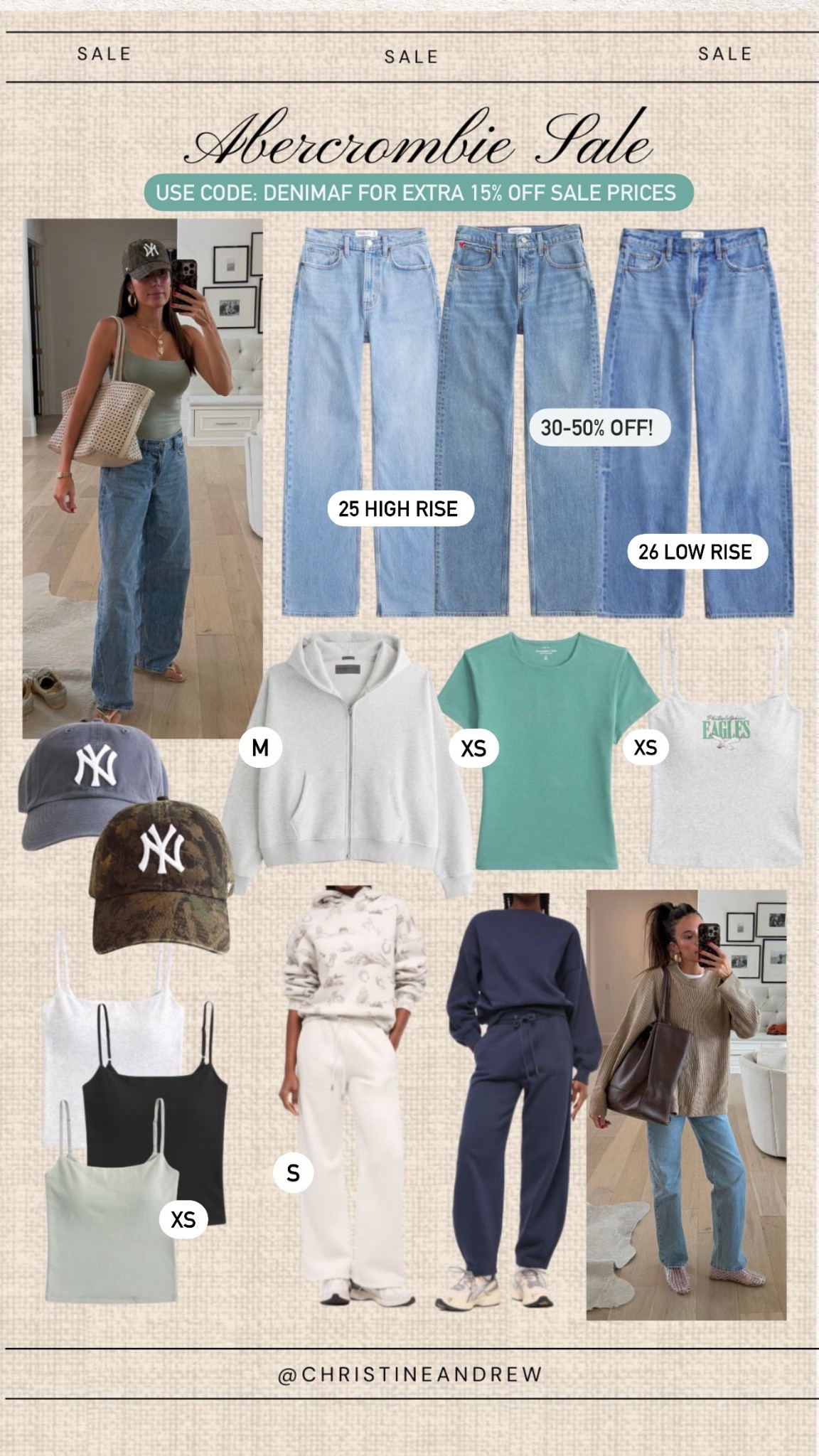 Major Abercrombie sale! Use code: DENIMAF for extra 15% off sale prices! 

Abercrombie sale, Abercrombie jeans, closet staples 

#LTKSaleAlert #LTKStyleTip #LTKFindsUnder50