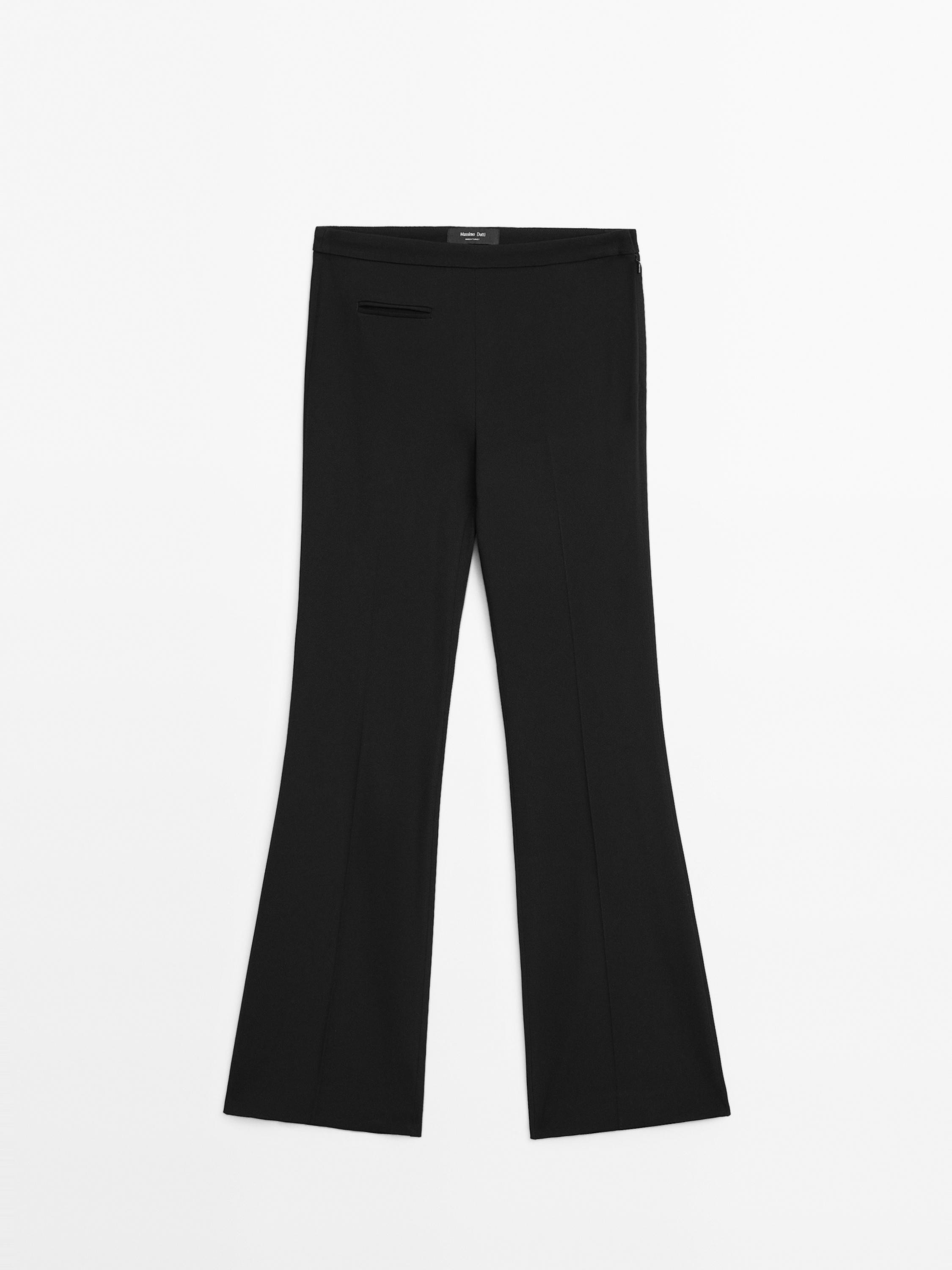 Flared trousers with pocket | Massimo Dutti UK