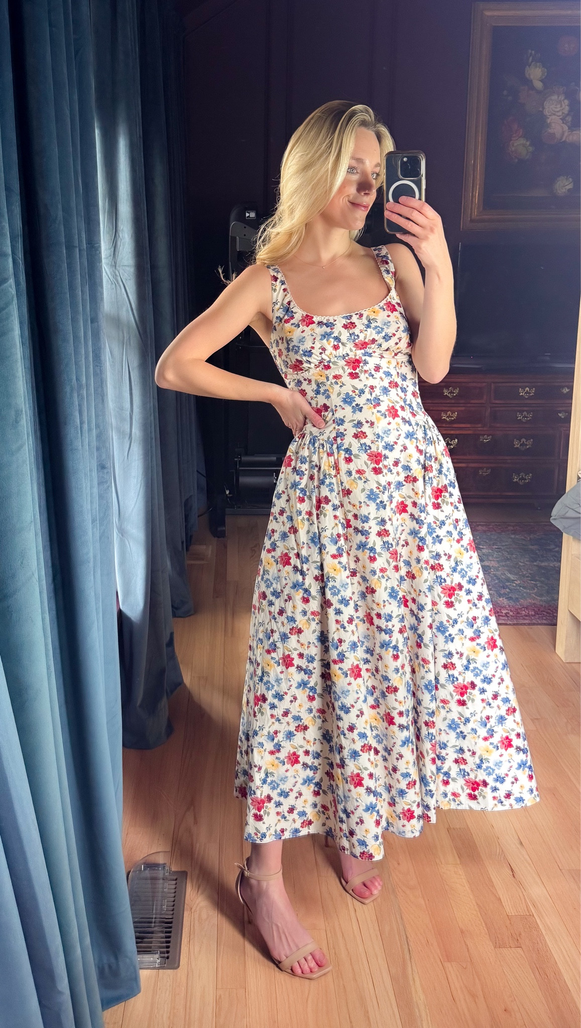 Love this floral dress abercrombie dress midi dress

#LTKgrwm #LTKootd #LTKOver40