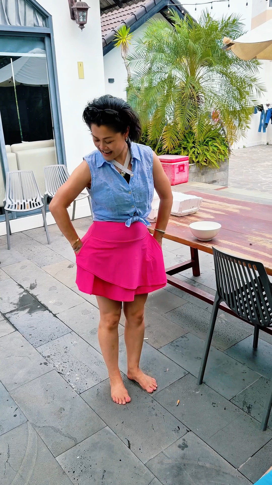 The Ultimate Multi-Purpose Swim Skirt 💕✨

If there’s one piece you need in your wardrobe this season, it’s this high-waisted ruffle swim skirt! 🌺 It transitions effortlessly from a day by the pool or beach to casual outdoor errands and lunch without needing a full outfit change.
Why I’m Obsessed:
 Built-in mesh liner & shorts for total comfort and coverage.
 Functional slant pockets (yes, real pockets!).
 Quick-dry, lightweight material with UPF 50+ sun protection.
 Flattering double ruffle detail that pairs so easily with a chic swimsuit or a lightweight button-down top!
I’ve linked my exact swim skirt, the criss-cross monikini swimsuit, and my lightweight denim top below! 👇
✨ Shop the entire outfit on my LTK page! ✨

⁠⁠ ⁠#LTKstyletip⁠ ⁠#SwimSkirt⁠ ⁠#SummerOutfit⁠ ⁠#VacationStyle⁠ ⁠#PoolsideToStreet⁠ ⁠#LTKunder50⁠ ⁠#VersatileStyle⁠

#LTKTravel #LTKSwim #LTKPetite